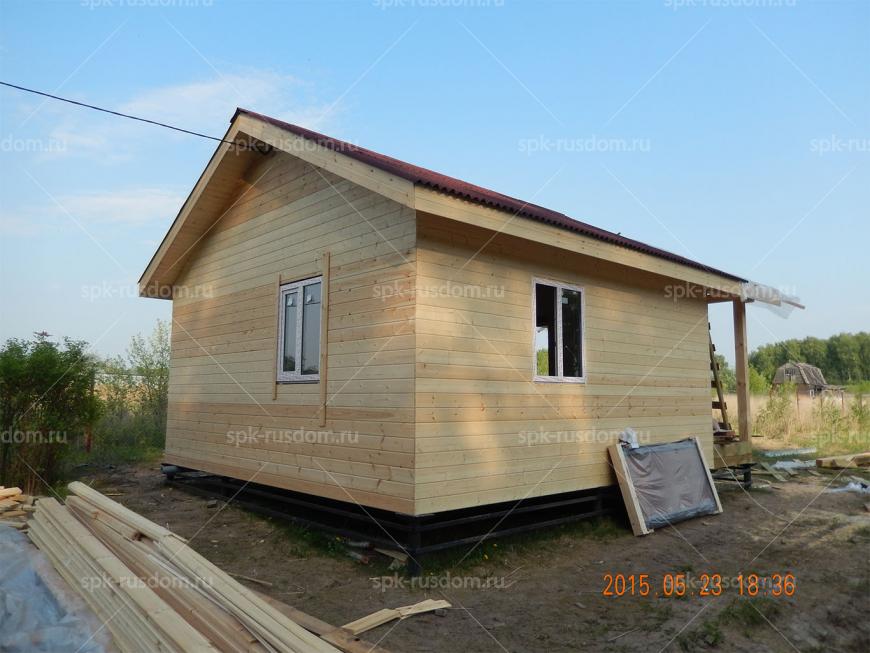Баня 6x6м в д. Ледово Каширский р-он