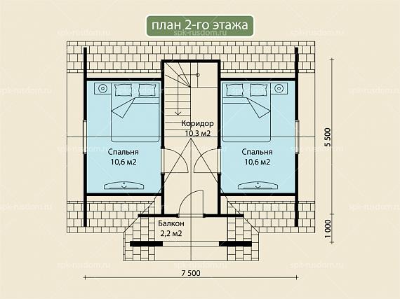 Дом под ключ 6x8м