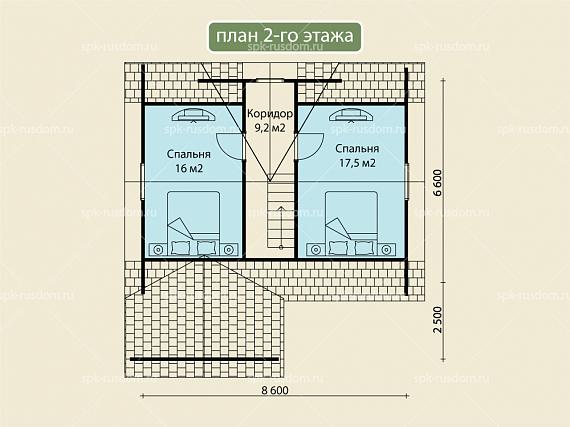 Дом 7x9м