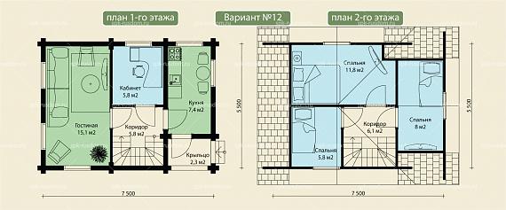 Дом 6x8м