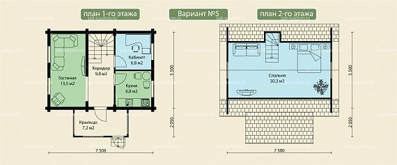 Дом 6x8м