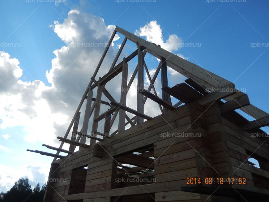 Баня 6x8м в д. Вороново Ярославская обл.