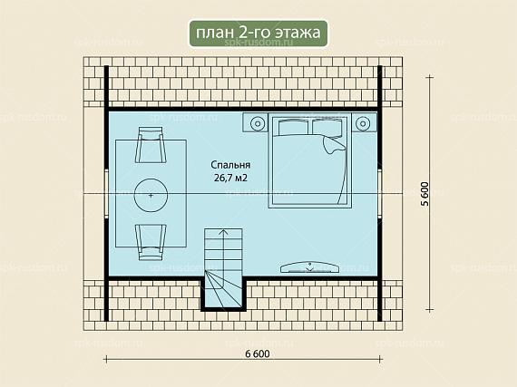 Дом 6x7м