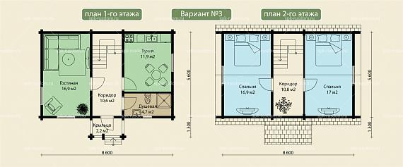 Дом 6x9м