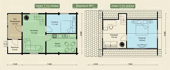 Дом 6x8м