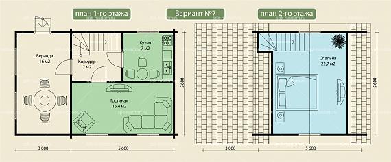 Дом 6x6м
