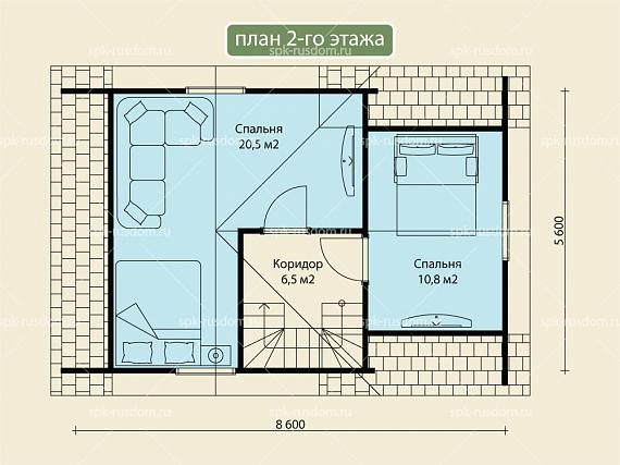 Дом 6x9м