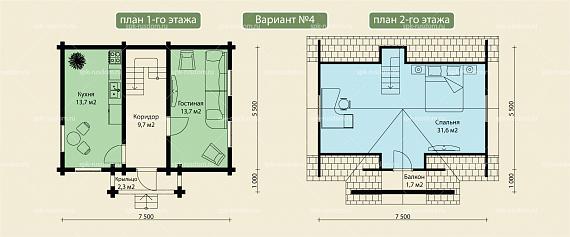 Дом 6x8м
