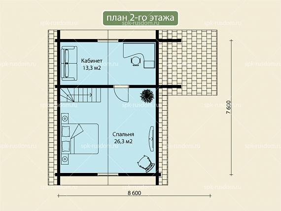 Баня 6x8м
