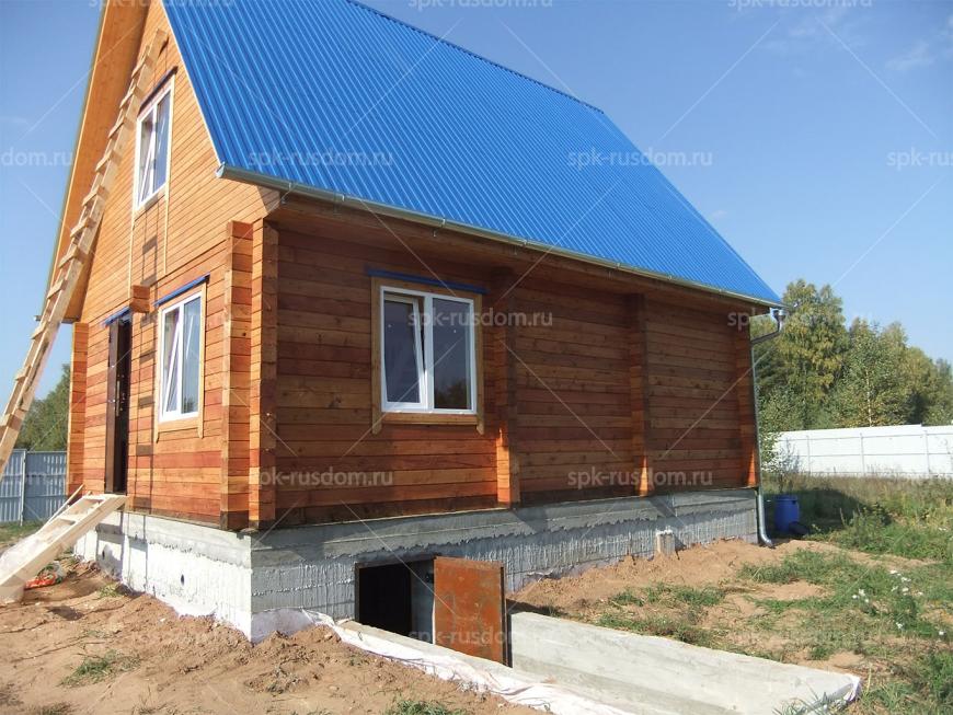 Баня 6x8м в д. Вороново Ярославская обл.