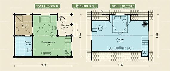 Баня 6x8м