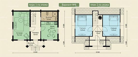 Дом 6x9м