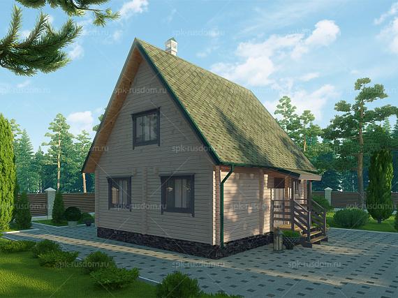 Дом под ключ 7x8м