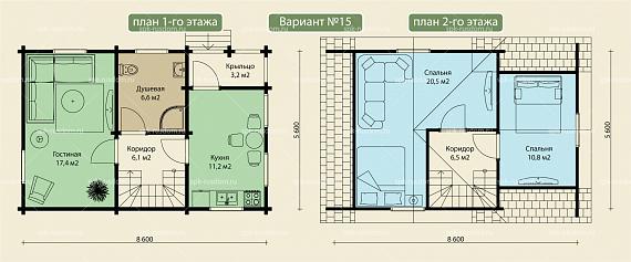 Дом 6x9м