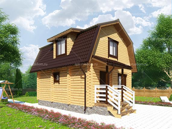 Баня под ключ 6x7м