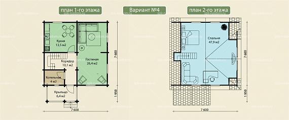 Дом под ключ 8x8м
