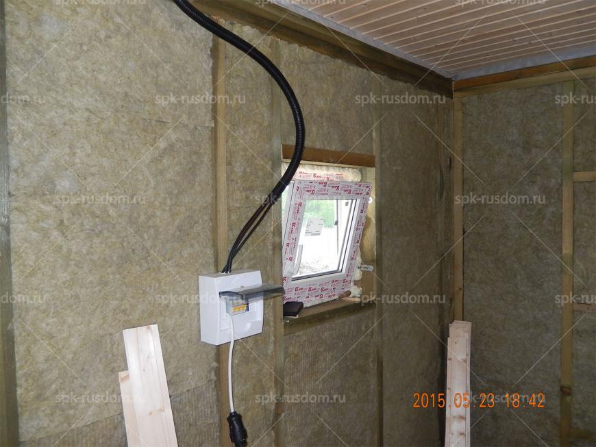 Баня 6x6м в д. Ледово Каширский р-он