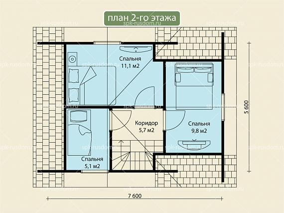 Дом 6x8м
