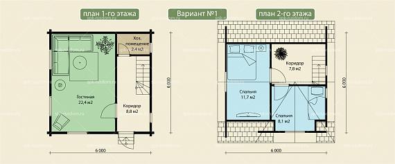 Дом 6x7м