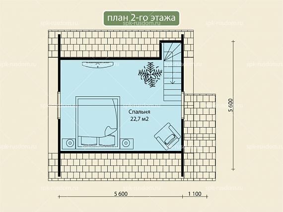 Дом 6x6м