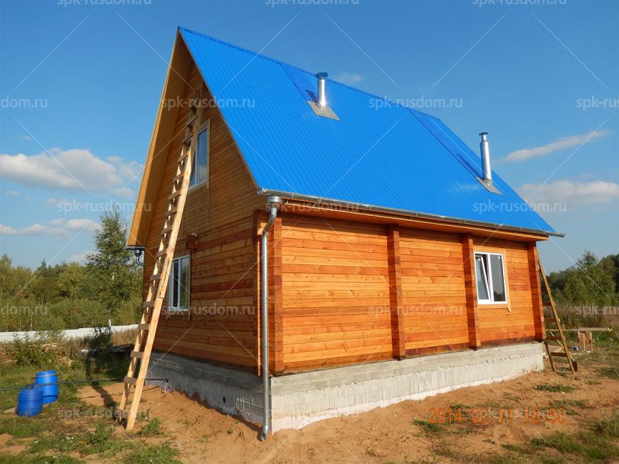 Баня 6x8м в д. Вороново Ярославская обл.