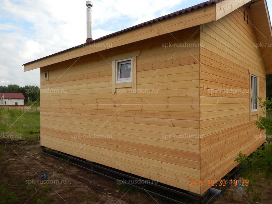 Баня 6x6м в д. Ледово Каширский р-он
