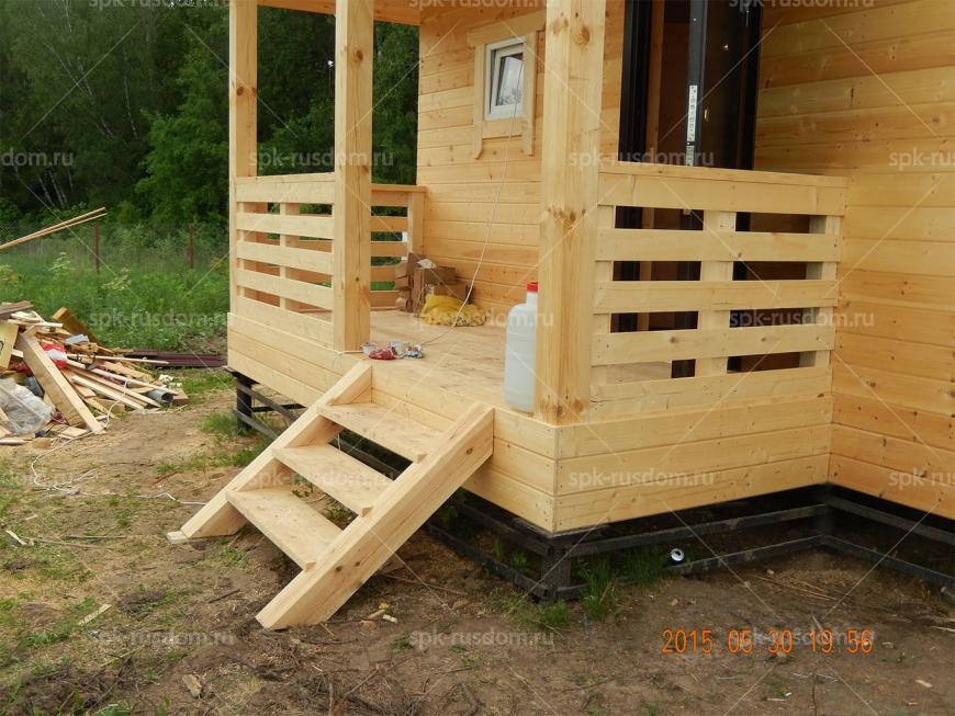 Баня 6x6м в д. Ледово Каширский р-он