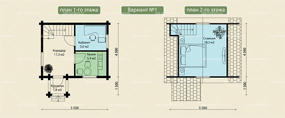 Дом под ключ 5x6м