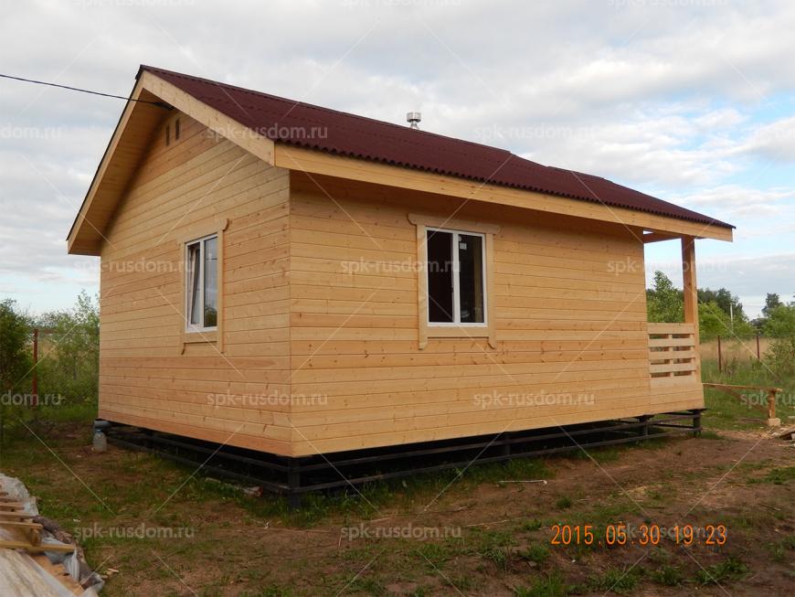 Баня 6x6м в д. Ледово Каширский р-он