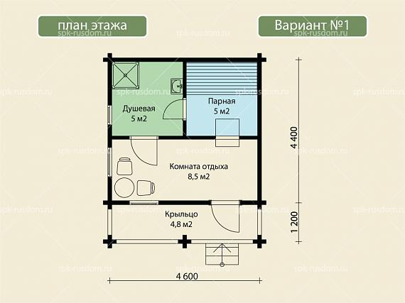 Баня 5x6м