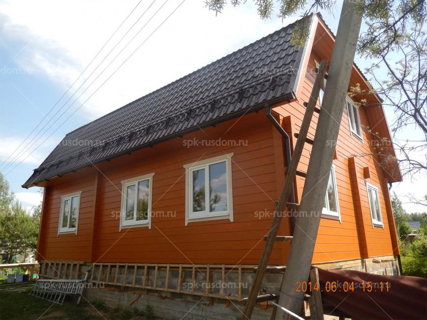 Дом 8x10м в д. Федоровское Дмитровского р-на