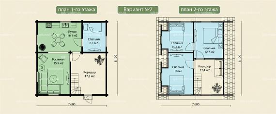 Дом под ключ 8x9м