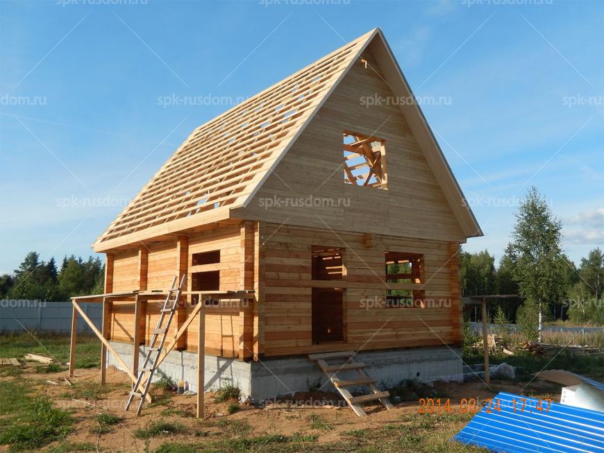 Баня 6x8м в д. Вороново Ярославская обл.