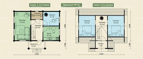 Дом 6x9м