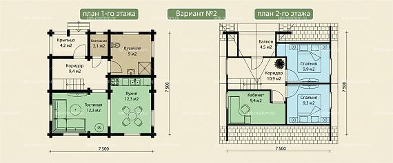 Дом под ключ 8x8м