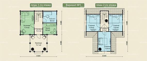 Дом 9x9м