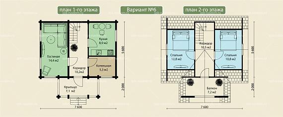 Дом 6x8м