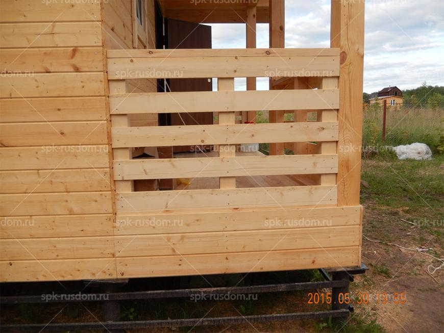 Баня 6x6м в д. Ледово Каширский р-он