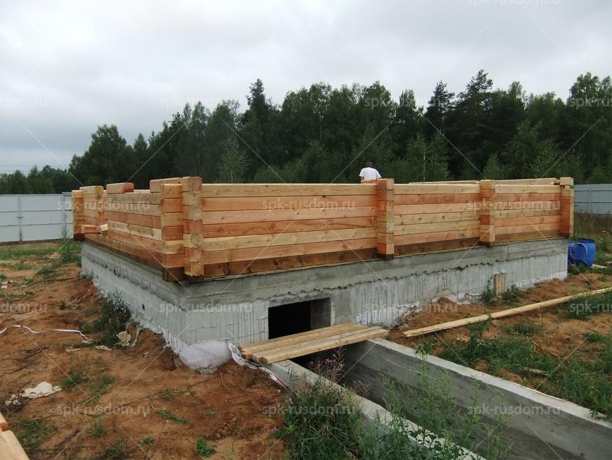 Баня 6x8м в д. Вороново Ярославская обл.