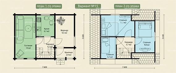 Дом 6x8м