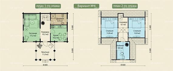 Дом 6x9м