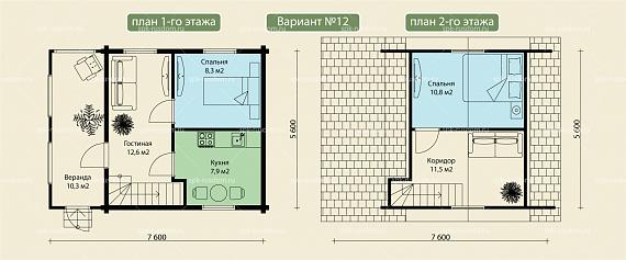 Дом 6x6м