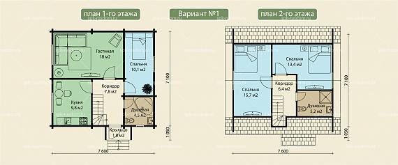 Дом 7x8м