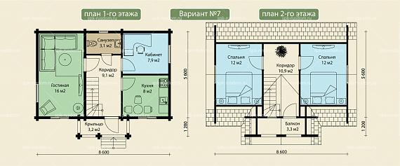 Дом 6x9м