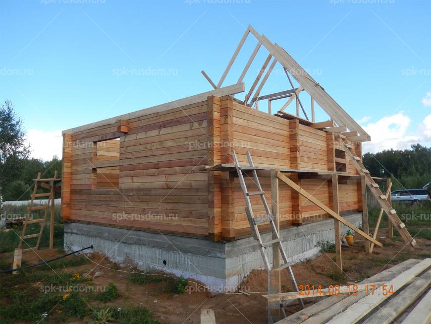 Баня 6x8м в д. Вороново Ярославская обл.