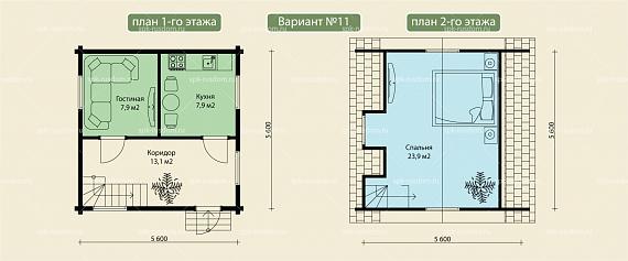 Дом 6x6м