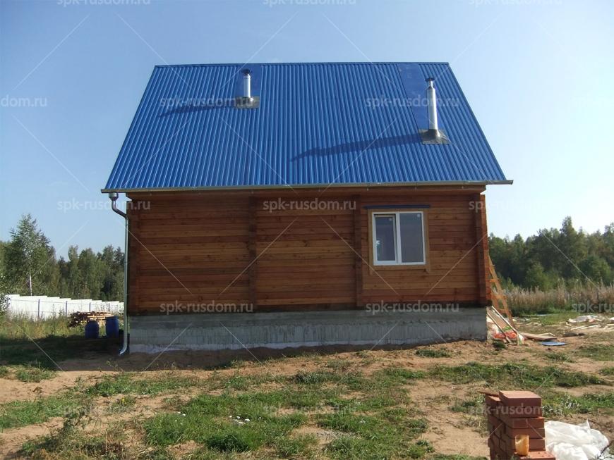 Баня 6x8м в д. Вороново Ярославская обл.