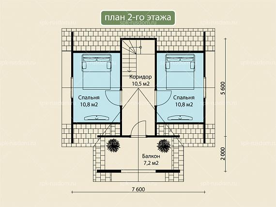 Дом 6x8м