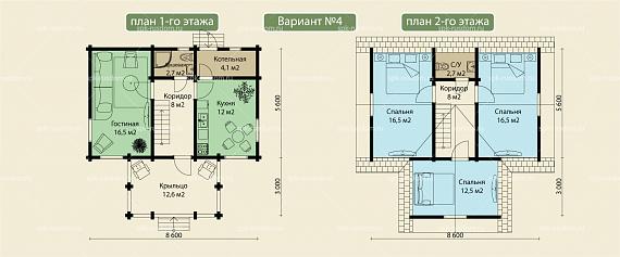 Дом 9x9м
