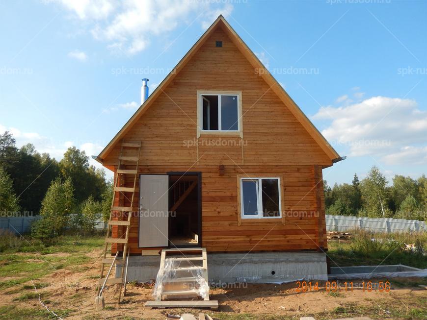 Баня 6x8м в д. Вороново Ярославская обл.